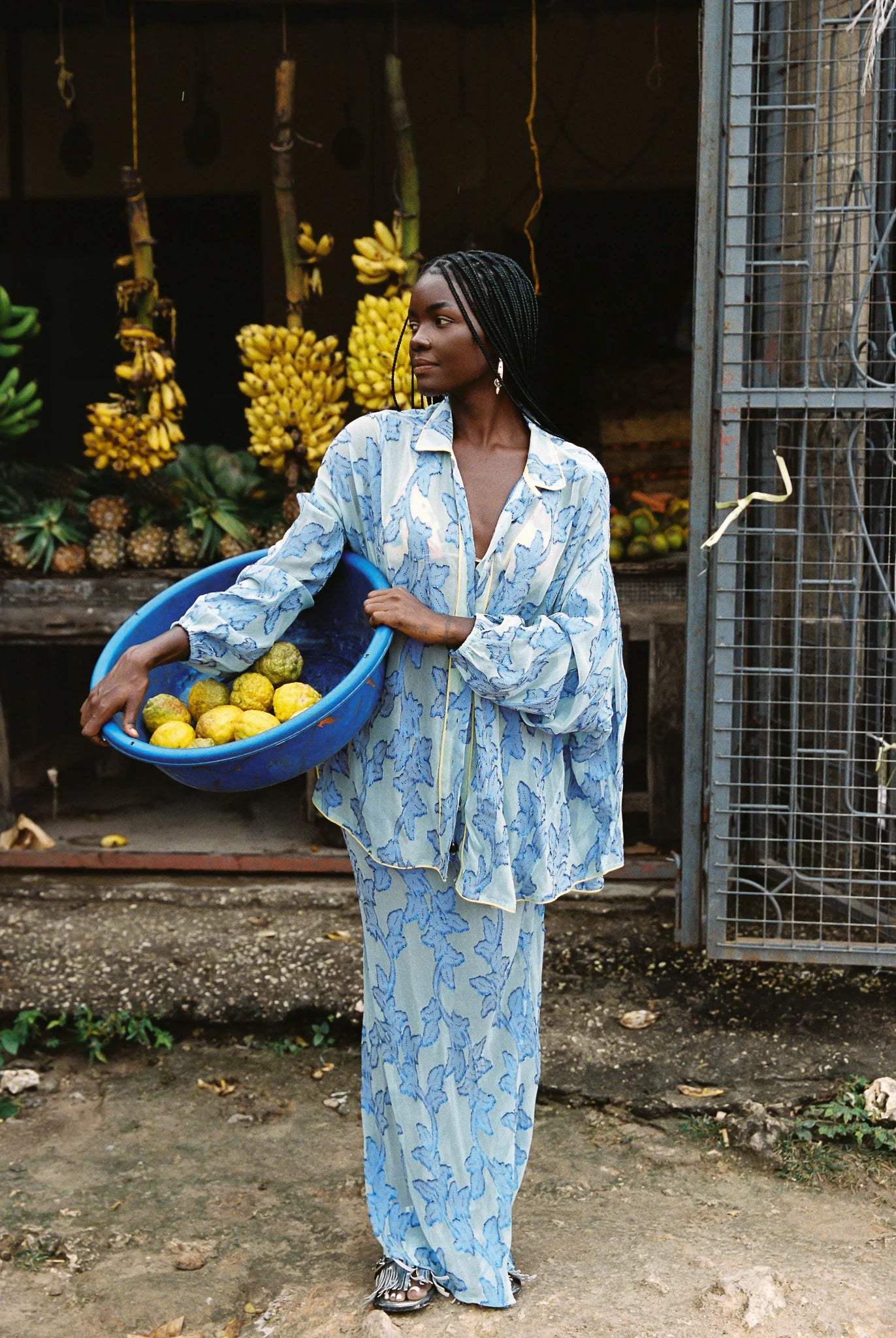 KINGA CSILLA VERDE CHALM SHIRT