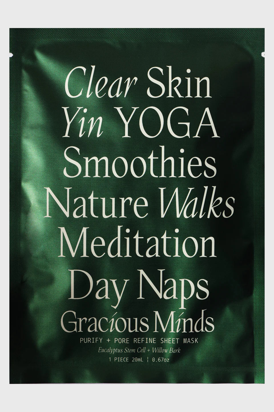 GRACIOUS MIND PURIFY SHEET MASK