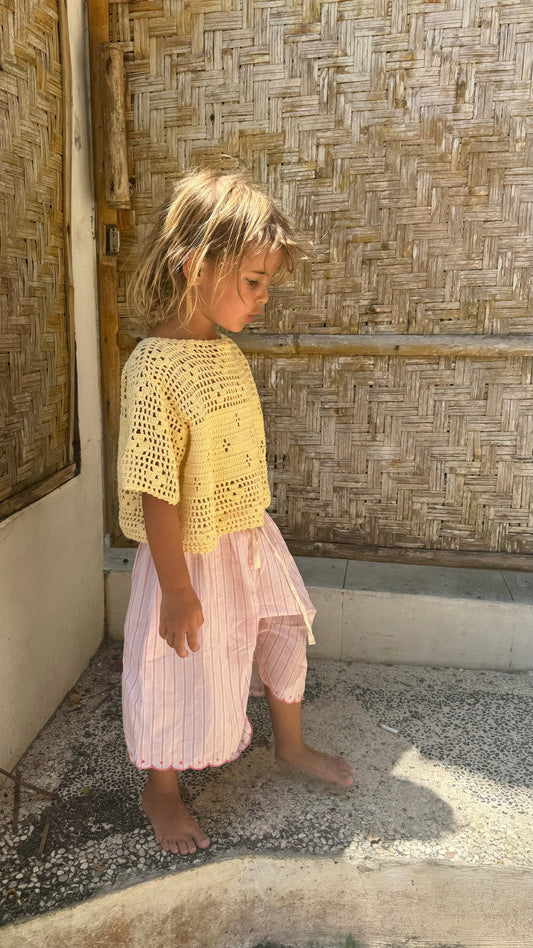 ILLOURA FLEUR PANTS STRIPE