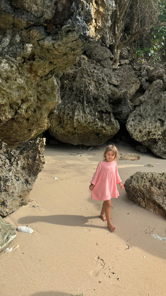 ILLOURA KOA DRESS FLAMINGO