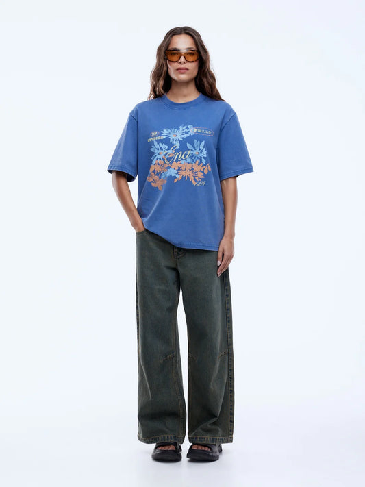 ENA PELLY FLORAL WTE TEE