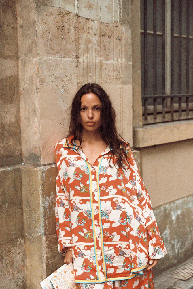 KINGA CSILLA FARFALLA CHALM SHIRT