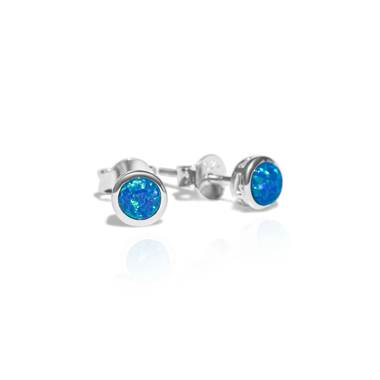 OCEA DEEP BLUE OCEAN OPAL STUDS OC10