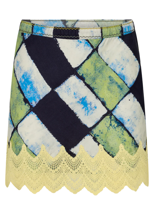 KINGA CSILLA ORO TILE MINI SKIRT