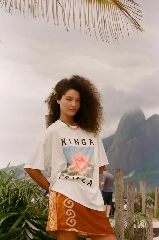 KINGA KC BLOOMING ROSE TEE
