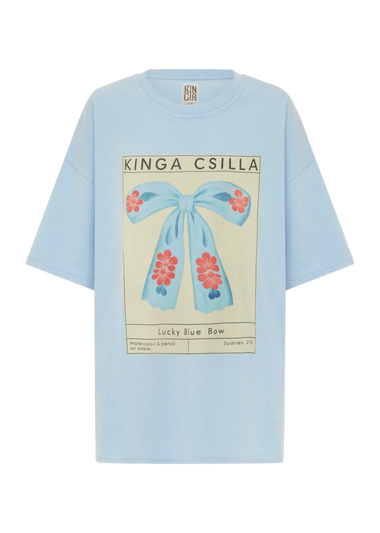 KINGA CSILLA BOW TEE SML