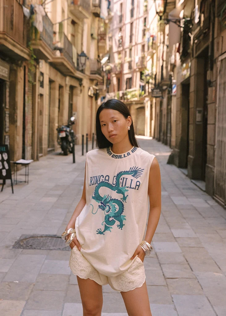 KINGA CSILLA REX DRAGON BAND TEE