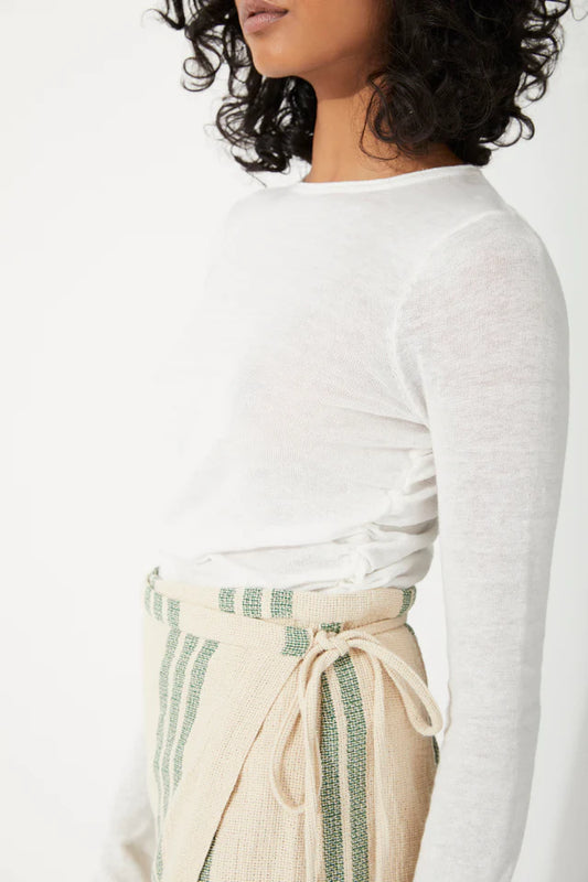 ZULU AND ZEPHR WRAP SKIRT SAND