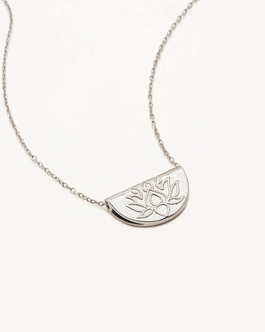 BY CHARLOTTE LOTUS SHORT SIL NECKLACE